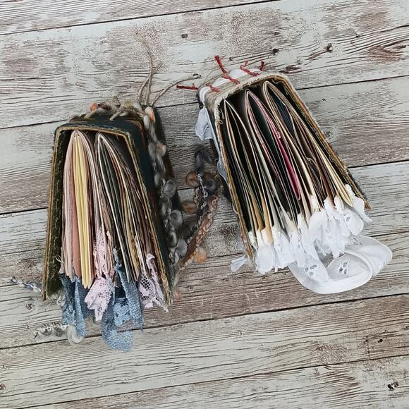 Small Red Floral Junk Journal, Handmade Recycled Journal, Chunky Junk Journal - Picture 2 of 16